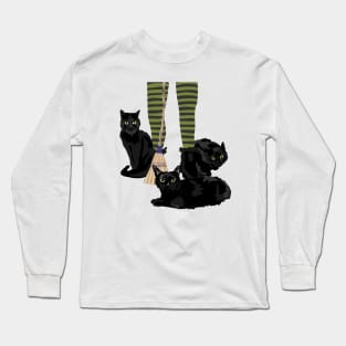 Black cats Long Sleeve T-Shirt